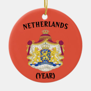 Nederlandse kerstversiering keramisch ornament