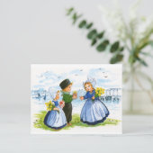 Nederlandse kinderen briefkaart (Staand voorkant)