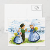 Nederlandse kinderen briefkaart (Voorkant / Achterkant)