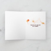 Nederlandse klomp bedankt kaart (Binnen)