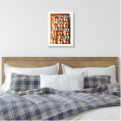 Nederlandse klompen canvas afdruk (Insitu (Slaapkamer))