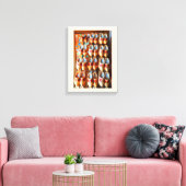 Nederlandse klompen canvas afdruk (Insitu (Woonkamer))
