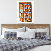 Nederlandse Klompen Canvas Afdruk (Insitu (Slaapkamer))