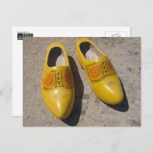 Nederlandse Klompen in het Holland Clogs Briefkaar Briefkaart (Voorkant / Achterkant)