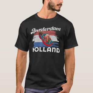 Nederlandse klompen Klomp schoenen Nederland souve T-shirt