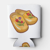 Nederlandse Klompen, Tulpen, Nederland, Kunst Blikjeskoeler (Achterkant)