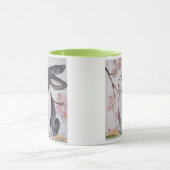 Nederlandse konijn- en Cherry Blossom-Mok, dus Cut Mok (Midden)