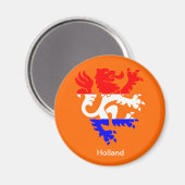 Nederlandse koningin magneet (Voorkant / Achterkant)