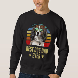 Nederlandse Kooikerhondje Best Dog Dad Ever Retro Trui