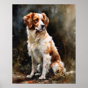 Nederlandse Kooikerhondje Hondenkunst Print Poster