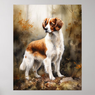 Nederlandse Kooikerhondje Hondenkunst Print Poster