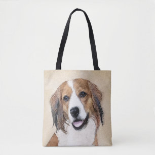 Nederlandse Kooikerhondje Schilderij - Honden Kuns Tote Bag