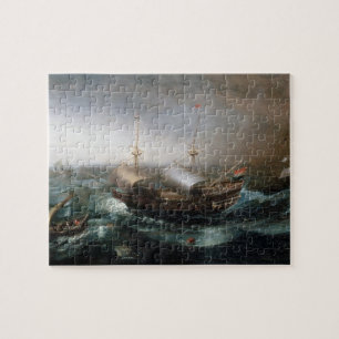Nederlandse koopvaardijschepen en een op Smalware  Legpuzzel