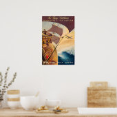 Nederlandse Kunstprint KLM Reisposter Poster (Keuken)