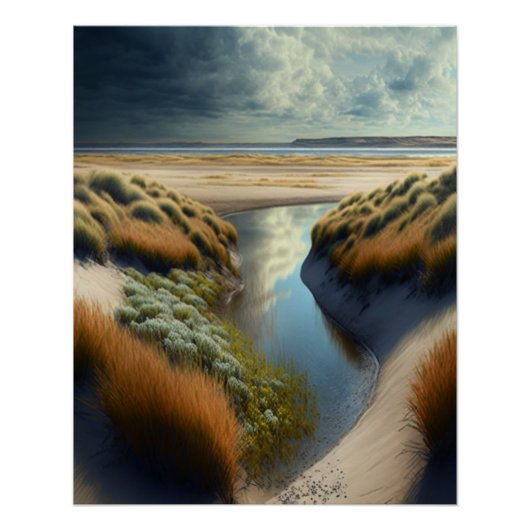 Nederlandse Kustduinen Perfect Poster (Voorkant)