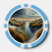 Nederlandse Kustduinen Poker Chips (Voorkant)