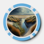 Nederlandse Kustduinen Poker Chips (Achterkant)