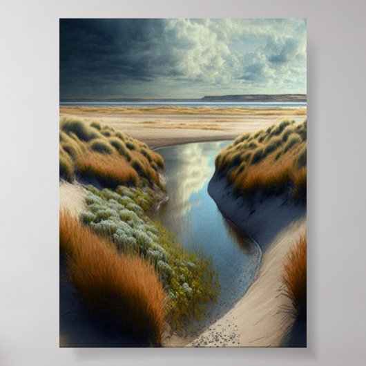 Nederlandse Kustduinen Poster (Voorkant)