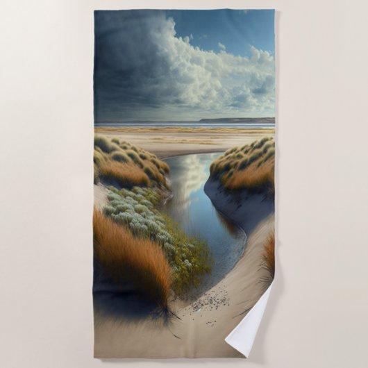 Nederlandse Kustduinen Strandlaken (Voorkant)