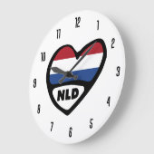 Nederlandse landencode NLD-vlaggenhoofd Grote Klok (Hoek)