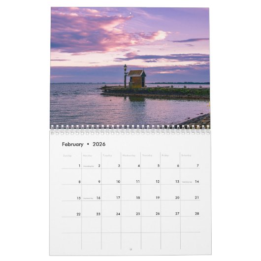 Nederlandse landschappen kalender (Feb 2026)