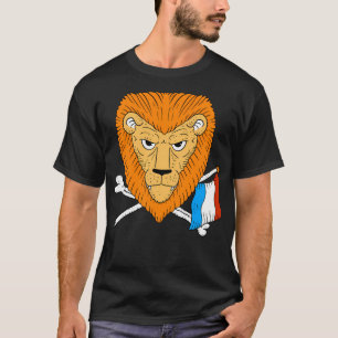 Nederlandse Leeuw. Sinaasappel en Nederland. Ameri T-shirt