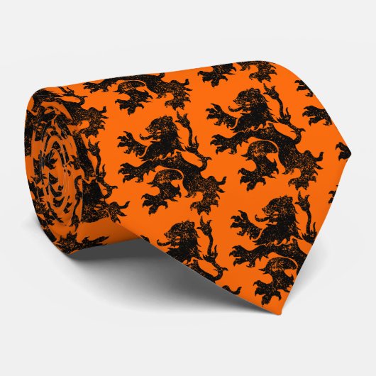 Nederlandse leeuw stropdas (Opgerold)