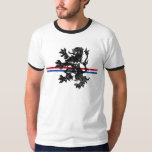 Nederlandse leeuw t-shirt<br><div class="desc">Nederlandse leeuw in het zwart.</div>