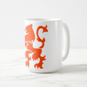 Nederlandse lionenjas koffiemok (Voorkant rechts)