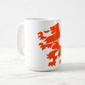 Nederlandse lionenjas koffiemok (Voorkant links)