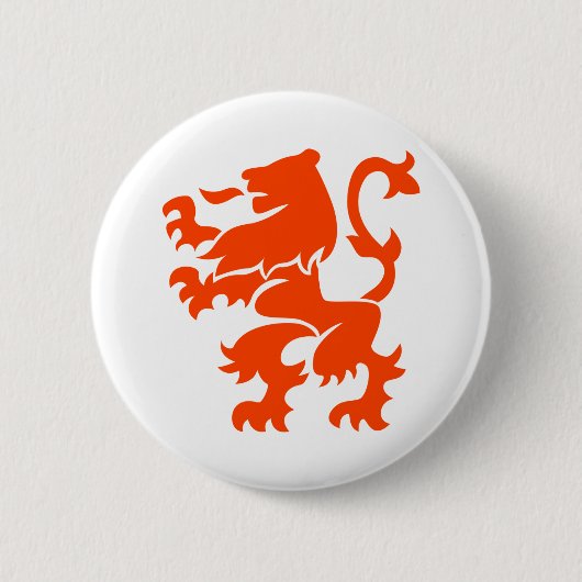 Nederlandse lionenjas ronde button 5,7 cm (Voorkant)