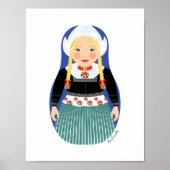 Nederlandse Matryoshka Poster (Voorkant)