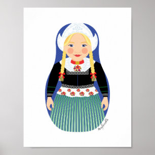Nederlandse Matryoshka Poster