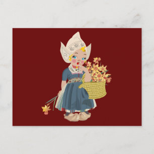 NEDERLANDSE MEISJARENBriefkaarten Briefkaart