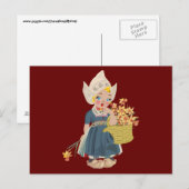 NEDERLANDSE MEISJARENBriefkaarten Briefkaart (Voorkant / Achterkant)