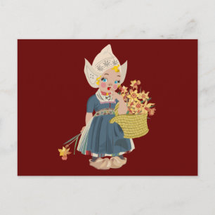 NEDERLANDSE MEISJARENBriefkaarten Briefkaart