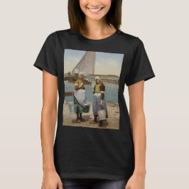 Nederlandse meisjes van Marken Island (ca. 1900) T-shirt