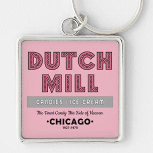 Nederlandse Mill Candy Company, Chicago, IL Sleutelhanger