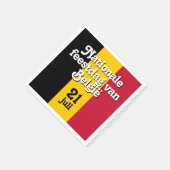 Nederlandse Nationale de Belgische vlag Servet (Hoek)