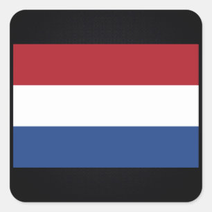 Nederlandse nationale vlag Nederland-01.png Vierkante Sticker