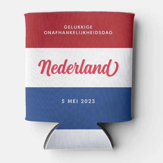 Nederlandse Onafhankelijkheidsdag Blikjeskoeler (Voorkant)
