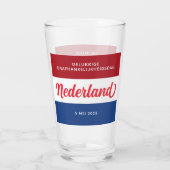 Nederlandse Onafhankelijkheidsdag Glas (Achterkant)