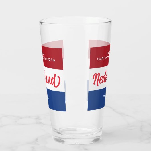 Nederlandse Onafhankelijkheidsdag Glas (Links)