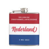 Nederlandse Onafhankelijkheidsdag Heupfles (Voorkant)