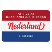 Nederlandse Onafhankelijkheidsdag Magneet (Horizontaal)