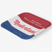 Nederlandse Onafhankelijkheidsdag Papieren Bordje (Gebogen)