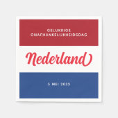 Nederlandse Onafhankelijkheidsdag Servet (Voorkant)