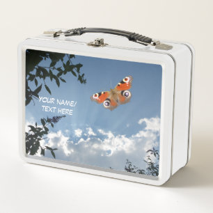 Nederlandse Peacock Butterfly Cust. Tekstvak
