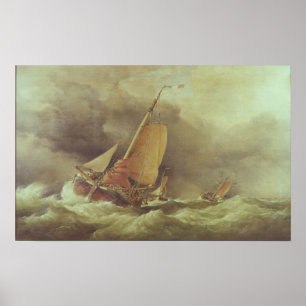 Nederlandse Pincks die naar Anchor van Yarmouth lo Poster