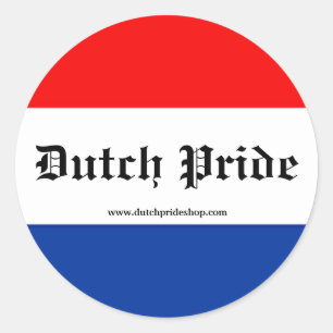 Nederlandse Pride stickers! Ronde Sticker